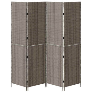 Divider per stanze Grigio 195 x 180 cm polyrattan 42003674