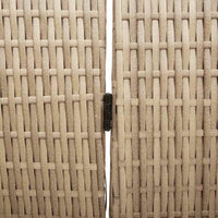Divider per stanze Beige 242 x 180 cm polyrattan 42003676