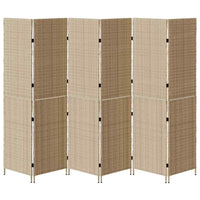 Divider per stanze Beige 292 x 180 cm polyrattan 42003677