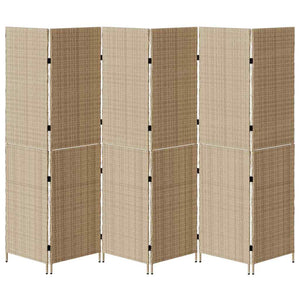 Divider per stanze Beige 292 x 180 cm polyrattan 42003677