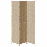 Divider per stanze Beige 146 x 200 cm polyrattan 42003678
