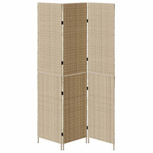 Divider per stanze Beige 146 x 200 cm polyrattan 42003678