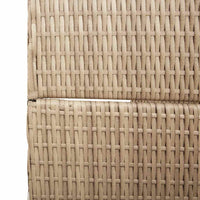 Divider per stanze Beige 196 x 200 cm polyrattan 42003679