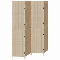 Divider per stanze Beige 196 x 200 cm polyrattan 42003679