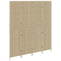 Divider per stanze Beige 196 x 200 cm polyrattan 42003679