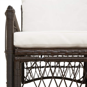 Sedia da Giardino Marrone 60 x 70 x 78cm polyrattan 42006218