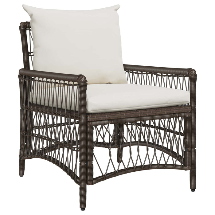 Sedia da Giardino Marrone 60 x 70 x 78cm polyrattan 42006218