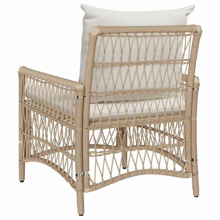 Sedia da Giardino Beige 60 x 70 x 78cm polyrattan 42006221