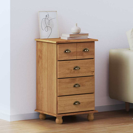 Cassettiera con cassetto ASKIM Marrone 45.8 x 40 x 79 cm 4105415