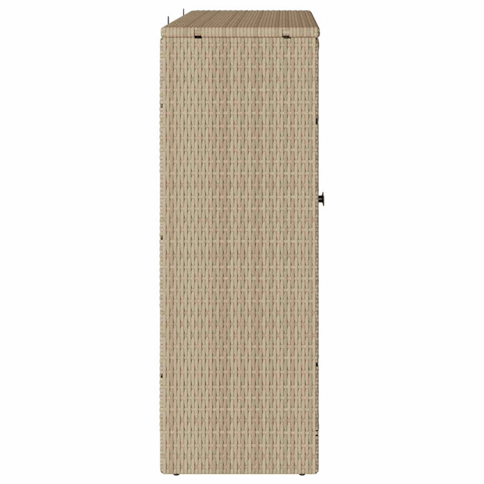 Armadio con archiviazione Beige 100 x 36 x 102 cm Rattan 4103824