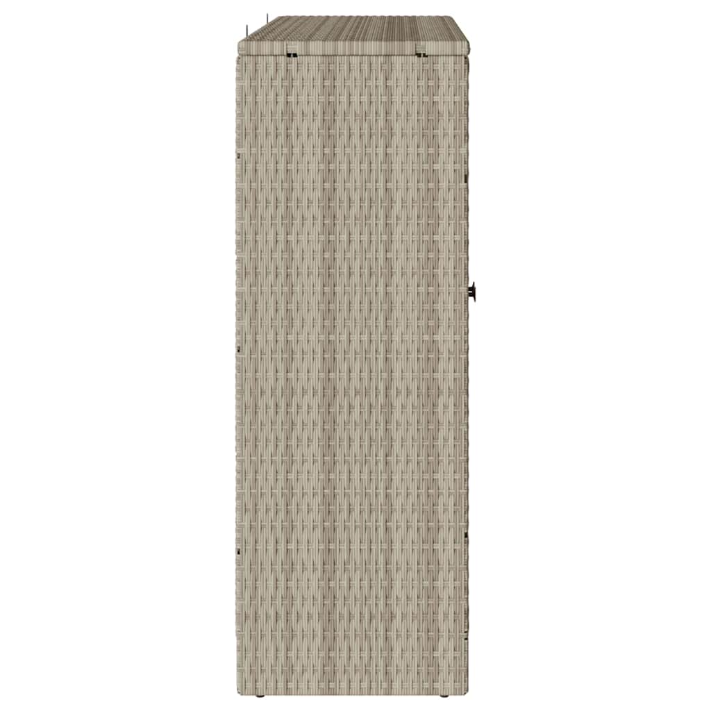 vidaXL Armadio con porta Grigio chiaro 100 x 36 x 102 cm Rattan