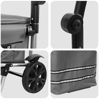 Carrello della spesa Grigio 36.5 x 46.5 x 100.5 cm 42002335