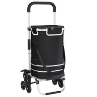 Carrello della spesa Nero 47 x 39 x 100.5 cm Tessuto Oxford 42002337