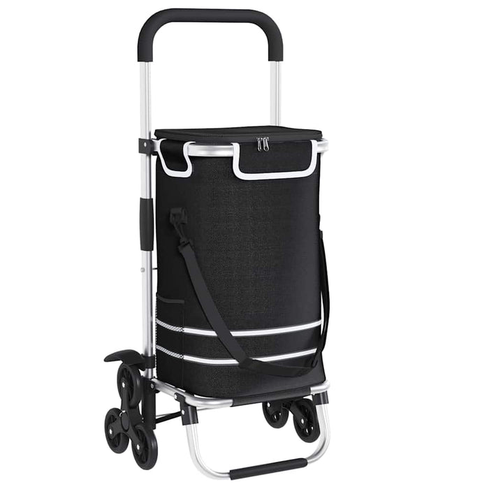 Carrello della spesa Nero 47 x 39 x 100.5 cm Tessuto Oxford 42002337
