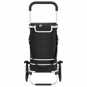 Carrello della spesa Nero 47 x 39 x 100.5 cm Tessuto Oxford 42002337