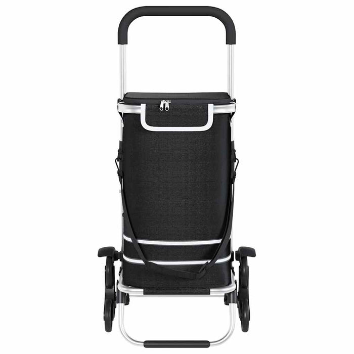 Carrello della spesa Nero 47 x 39 x 100.5 cm Tessuto Oxford 42002337