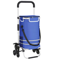 Carrello della spesa Blu 47 x 39 x 100.5 cm Tessuto Oxford 42002339