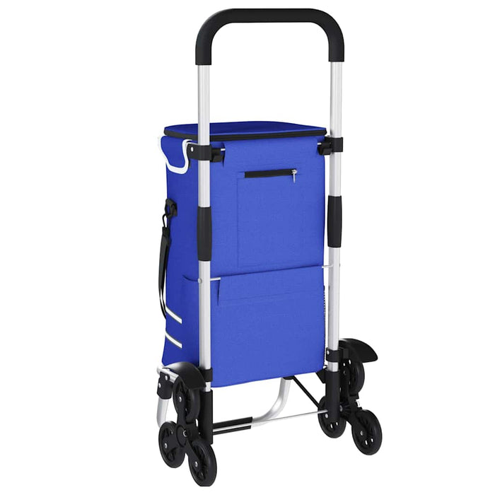 Carrello della spesa Blu 47 x 39 x 100.5 cm Tessuto Oxford 42002339