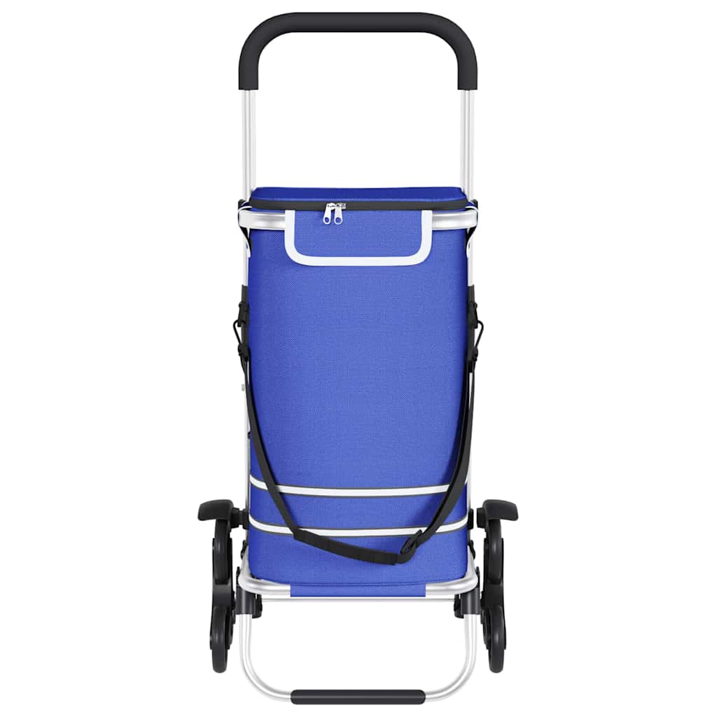Carrello della spesa Blu 47 x 39 x 100.5 cm Tessuto Oxford 42002339