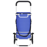 Carrello della spesa Blu 47 x 39 x 100.5 cm Tessuto Oxford 42002339