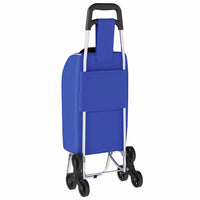 Carrello della spesa Blu 39.5 x 33 x 93 cm Tessuto Oxford 42002341