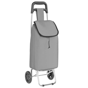 Carrello della spesa Grigio 35 x 28 x 92 cm Tessuto Oxford 42002343