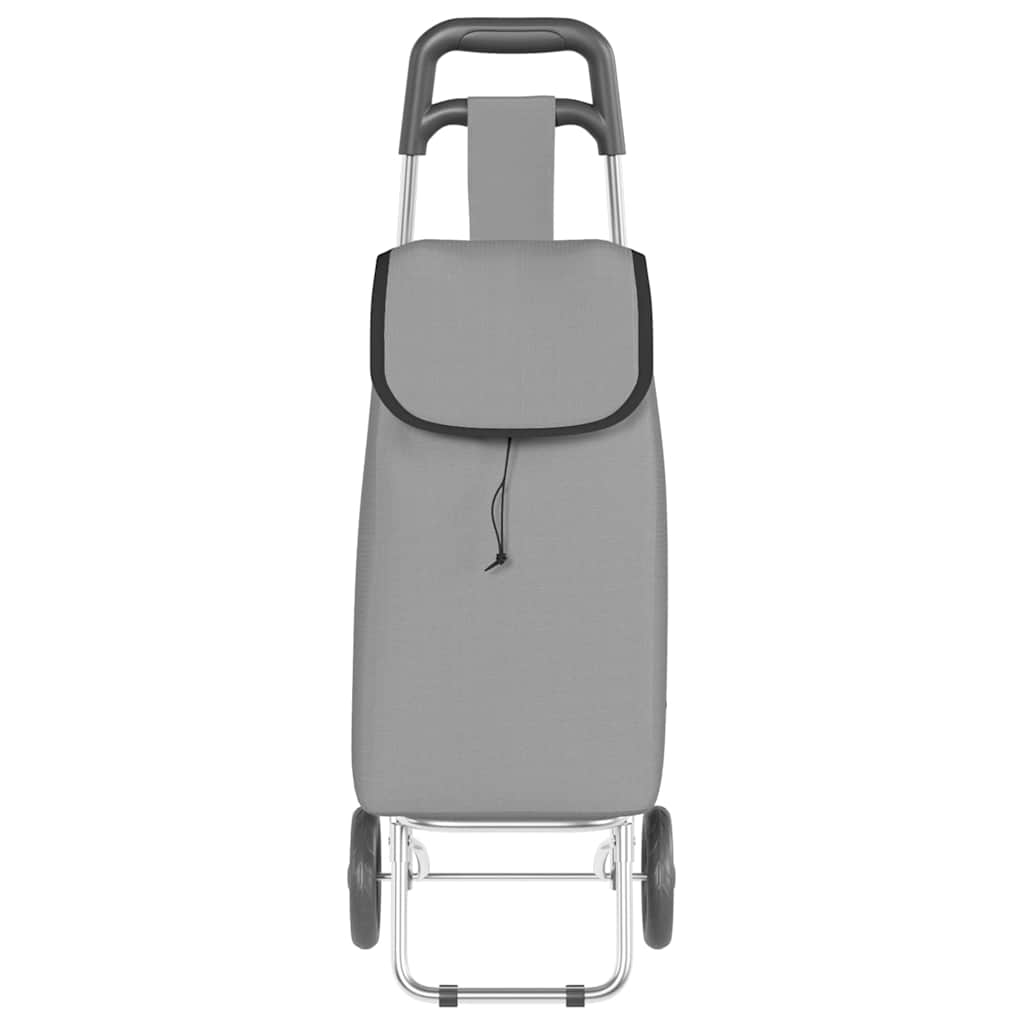 Carrello della spesa Grigio 35 x 28 x 92 cm Tessuto Oxford 42002343
