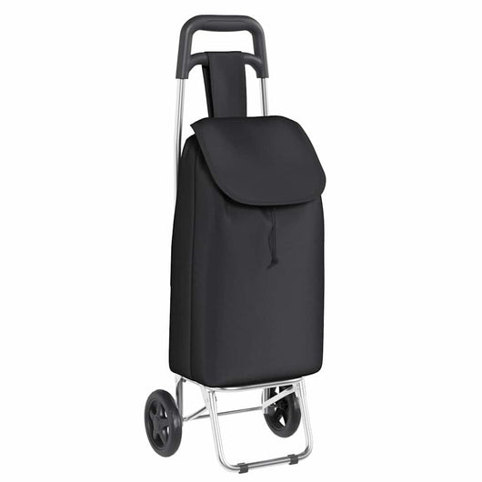 Carrello della spesa Nero 35 x 28 x 92 cm Tessuto Oxford 42002344