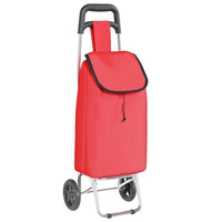 Carrello della spesa Rosso 35 x 28 x 92 cm Tessuto Oxford 42002345