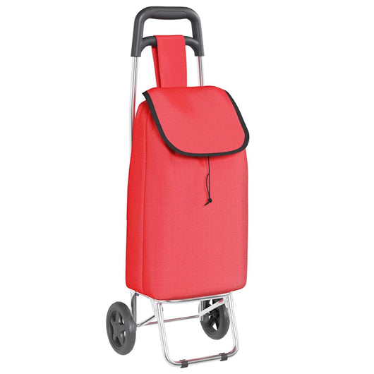Carrello della spesa Rosso 35 x 28 x 92 cm Tessuto Oxford 42002345