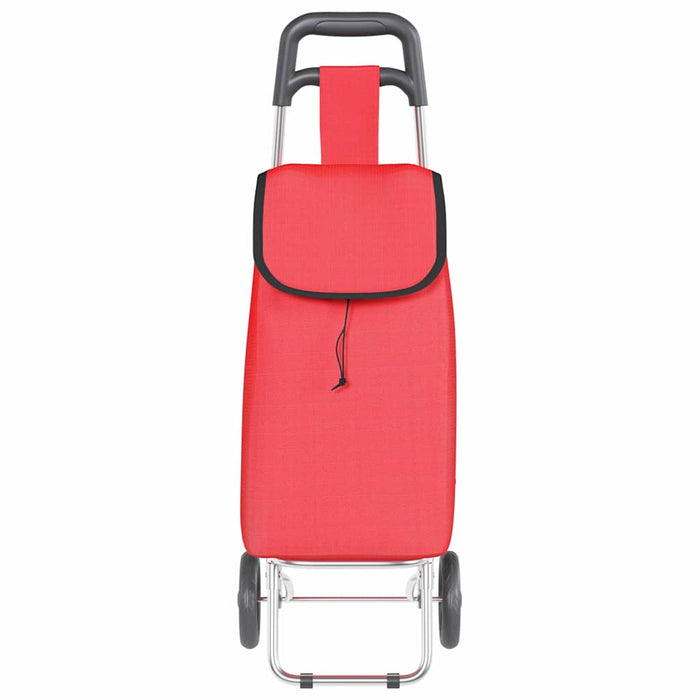 Carrello della spesa Rosso 35 x 28 x 92 cm Tessuto Oxford 42002345