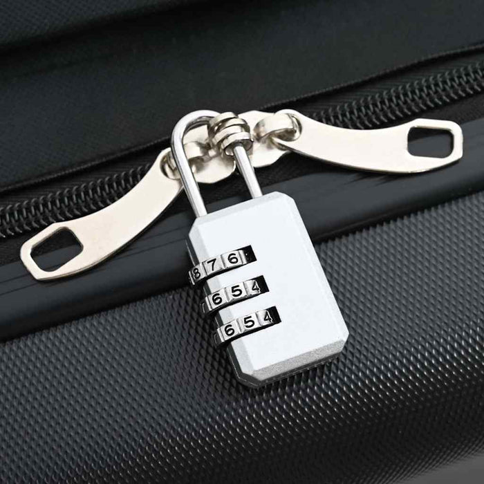 Valigia con blocco Nero 43 x 27 x 66 cm Plastica ABS 42006227