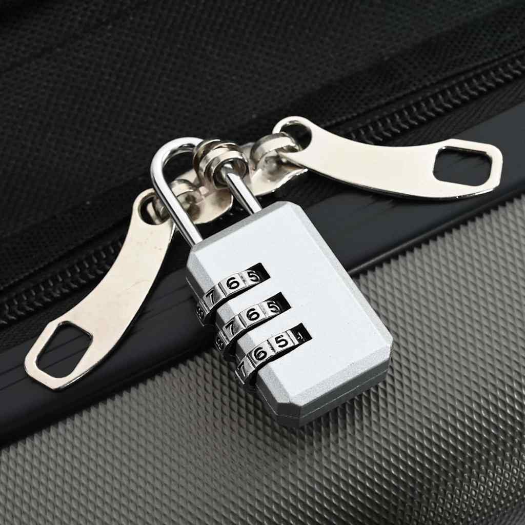 Valigia con blocco Grigio scuro 50 x 30 x 76 cm Plastica ABS 42006232