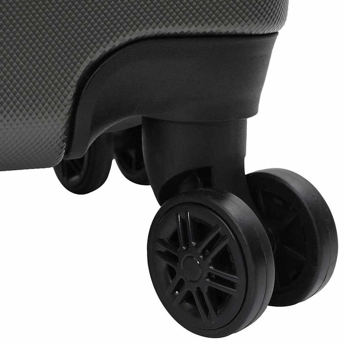 Set di Valigie con blocco 3 pcs Grigio scuro 50 x 31 x 78 cm 42006233