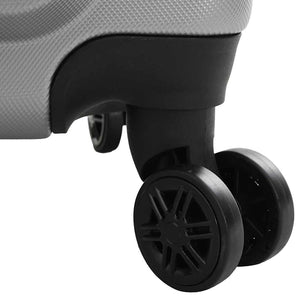 Set di Valigie con blocco 3 pcs Argento 50 x 31 x 78 cm 42006237