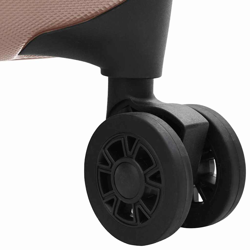 Valigia con blocco oro rosa 34 x 23 x 55.5 cm Plastica ABS 42006238