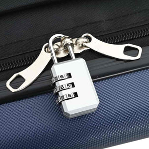 Valigia con blocco Blu scuro 34 x 23 x 55.5 cm Plastica ABS 42006242