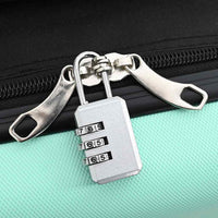 Valigia con blocco Verde menta 34 x 23 x 55.5 cm Plastica ABS 42006250