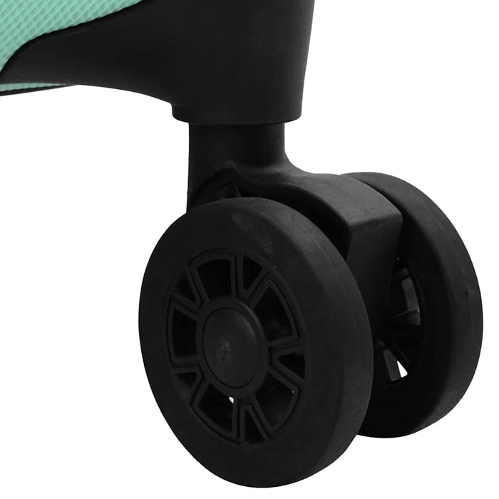 Valigia con blocco Verde menta 43 x 27 x 66 cm Plastica ABS 42006251