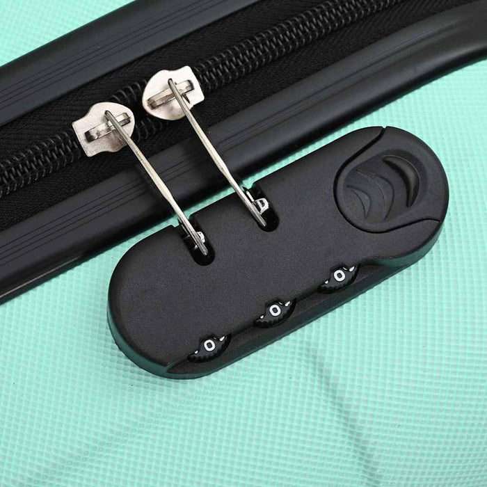 Set di Valigie con blocco 3 pcs Verde menta 50 x 31 x 78 cm 42006253