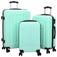 Set di Valigie con blocco 3 pcs Verde menta 50 x 31 x 78 cm 42006253