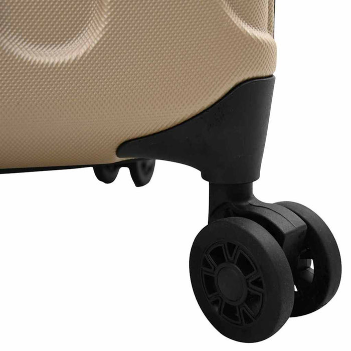 Valigia con blocco Champagne 34 x 23 x 55.5 cm Plastica ABS 42006254