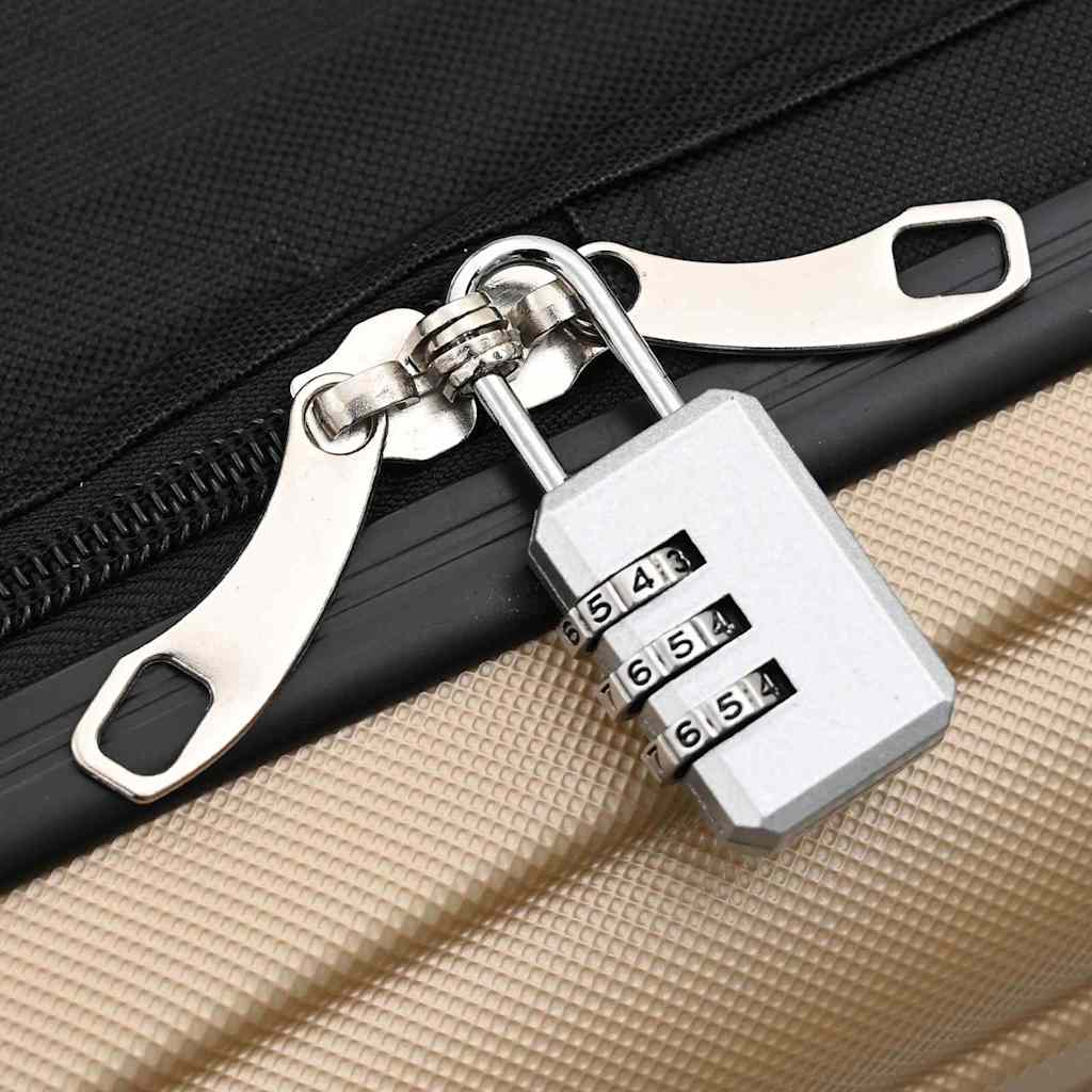 Valigia con blocco Champagne 34 x 23 x 55.5 cm Plastica ABS 42006254