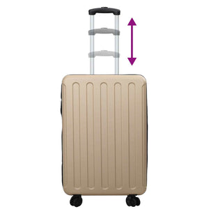 Valigia con blocco Champagne 50 x 30 x 76 cm Plastica ABS 42006256