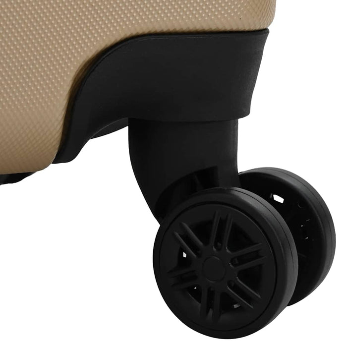 Set di Valigie con blocco 3 pcs Champagne 50 x 31 x 78 cm 42006257