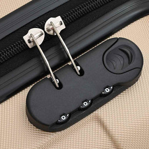 Set di Valigie con blocco 3 pcs Champagne 50 x 31 x 78 cm 42006257