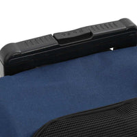 vidaXL Carrello per animali domestici 3 in 1 Design Blu 48x32x(57-106) cm Tessuto Oxford