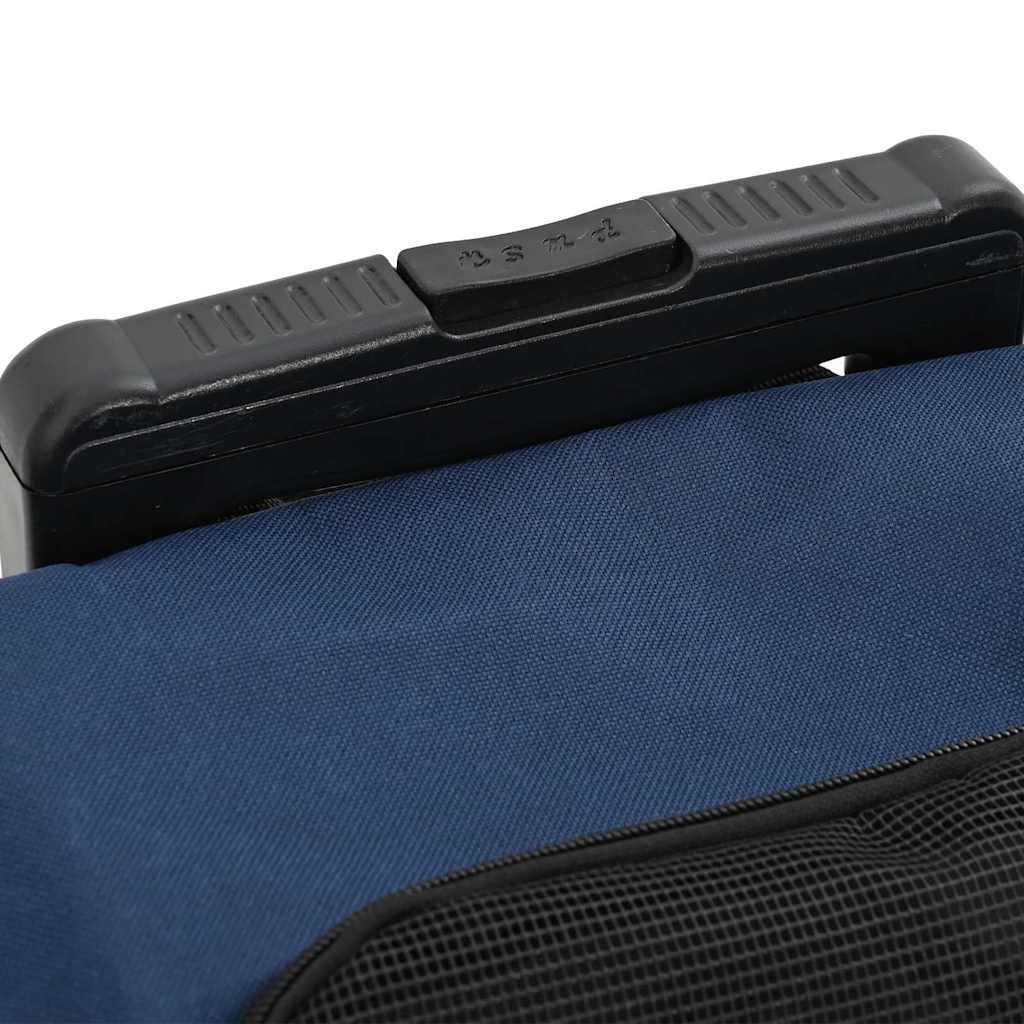 Carrello per animali domestici 3 in 1 Design Blu 48x32x57 cm Tessuto Oxford 42007371