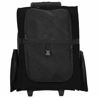 Carrello per Animali 3 in 1 Design Nero 48x32x57 cm Tessuto Oxford 42007372