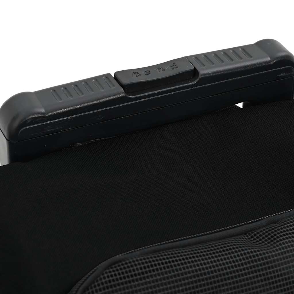 Carrello per Animali 3 in 1 Design Nero 48x32x57 cm Tessuto Oxford 42007372